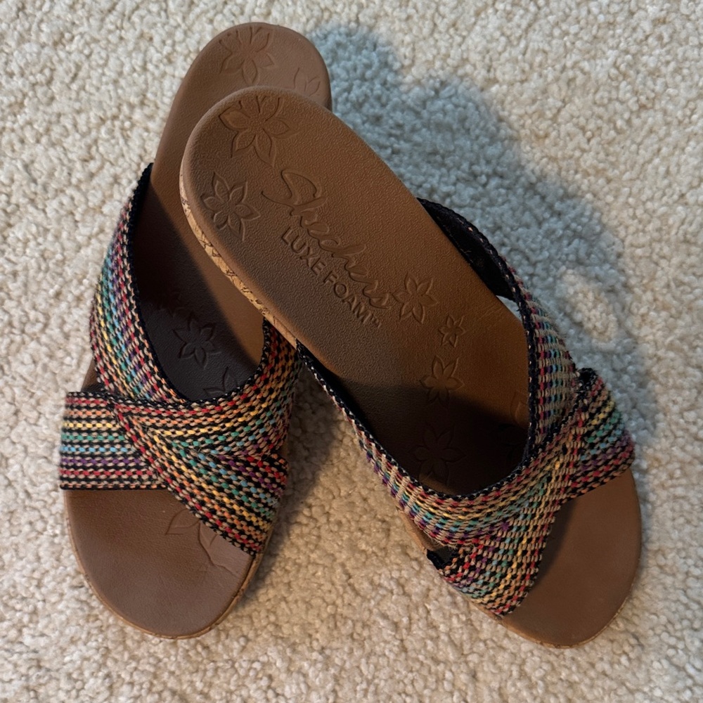 Skechers Women's Multicolor Woven Sandals